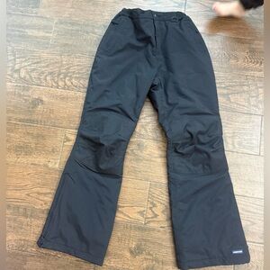 Lands' End Kids Black Ski snow pants